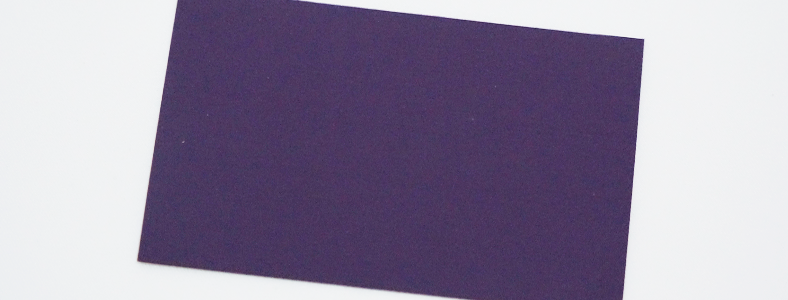 紫の紙×白印刷
